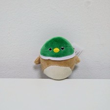 Avery The Duck Squishville By Squishmallow 2” BNWT Mini Tiny Mallard Duck Plush