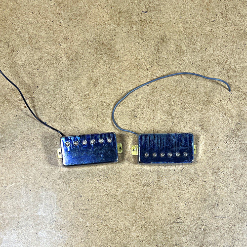 Black passive bridge - passive, humbucker