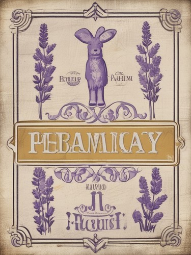 Vintage pharmacy sign french - pharmacy,
