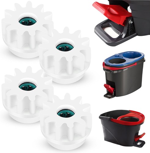 Durable 4pcs spin mop - durable, bucket