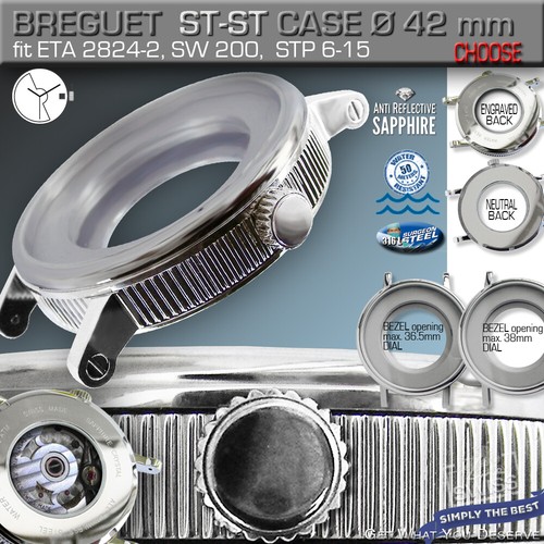 Watch case breguet mm - watch,