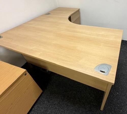 Corner desk wood - corner,