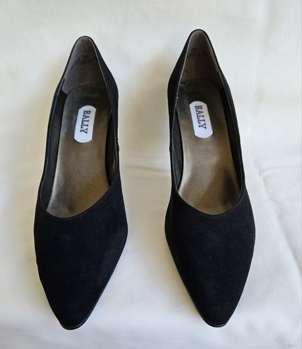 Vintage bally 1992 black suede - black,