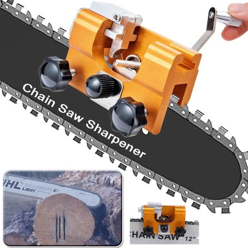 Chainsaw chain sharpening jig - chainsaw,
