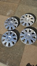 Genuine Ford Focus Mk2 Focus C-Max 15" Steel Wheel Trims 9 Spoke x4 1357462