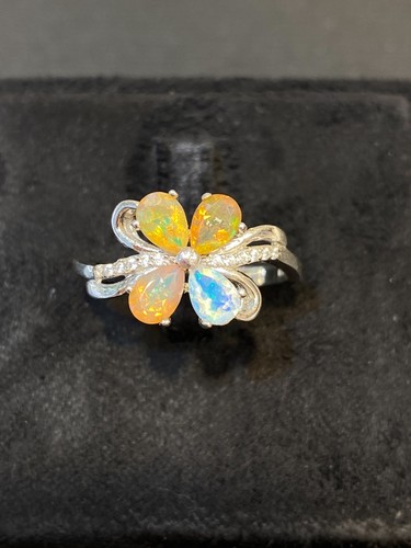 Natural fire opal6x4 - fire,