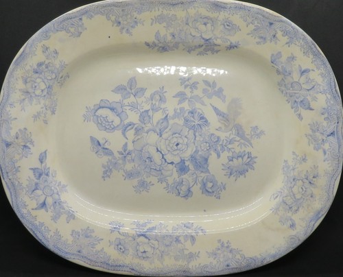 Asiatic blue white vintage - blue,