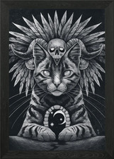 Guardian BW Framed Wall Art