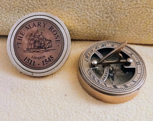 The mary rose pocket sundial - the,