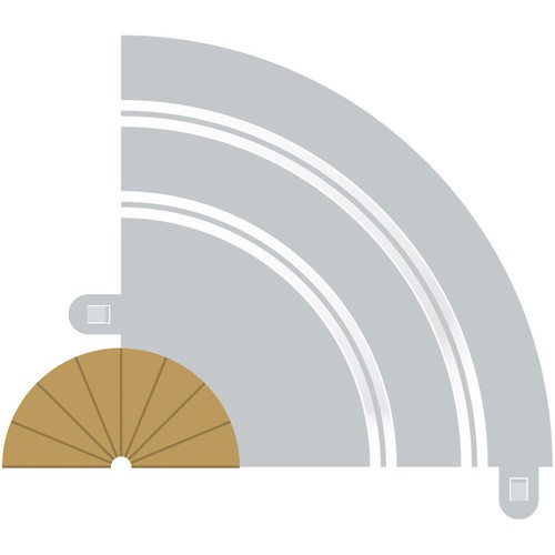 Scalextric c8279 radius 1 - c8279, 2x