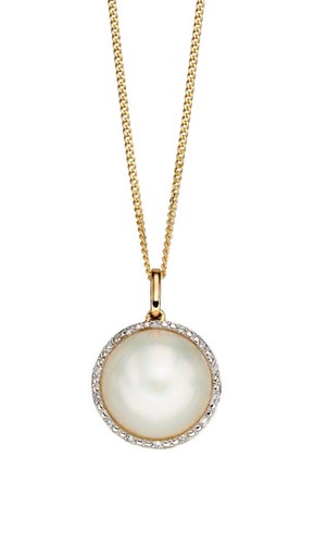 Elements gold mabe pearl - mabe, and