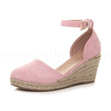 Womens ladies medium wedge