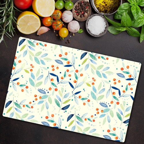 Glass worktop kitchen - glass, chopping