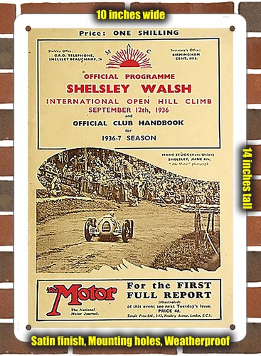 Metal sign 1936 - sign,