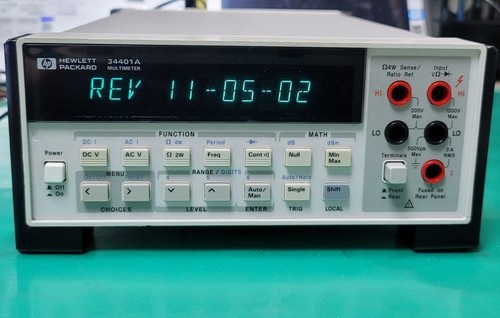 Agilent 34401a digit - agilent, 6.5