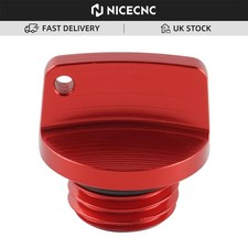 Oil Filler Cap Plug Red Billet