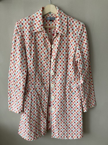 Red herring coat white - red, &