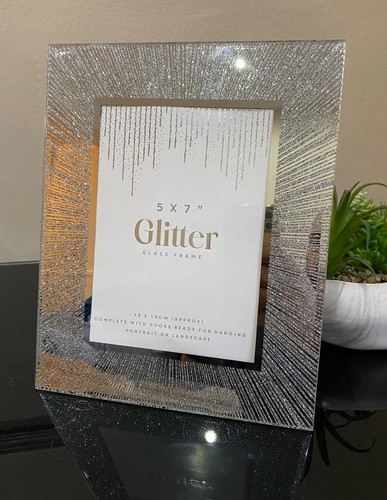 Silver sunburst mirror glitter - sunburst,
