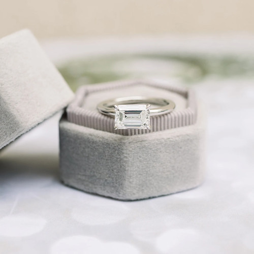 Engagement platinum ring lab - platinum,