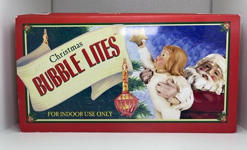 Vintage christmas bubble lamps - christmas,