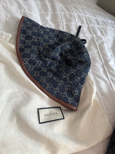 Gucci denim bucket hat - gucci,