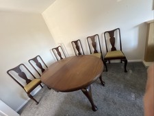 Dining Table Oval Extending 6