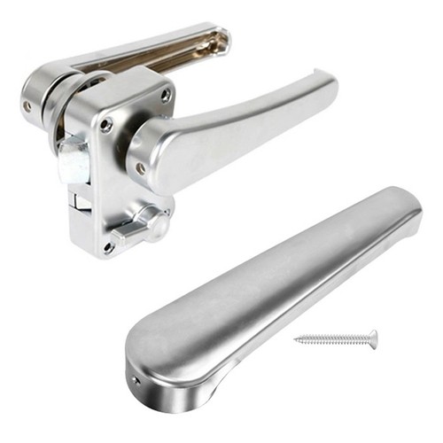 Plastic bathroom door handle - plastic,