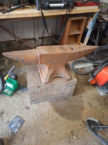 Blacksmith anvil with stand - blacksmith,