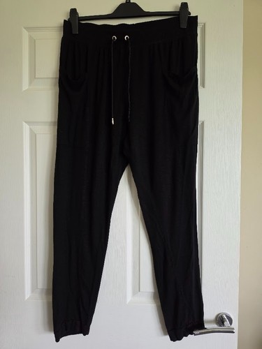 Ladies black harem - , trousers