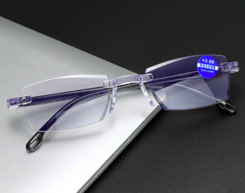 1pc rimless reading - 1pc, glasses