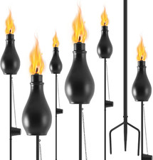 6 Pack Metal Torches for