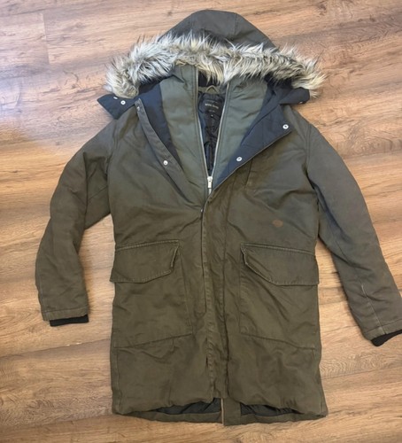 River island khaki fur trim - river,