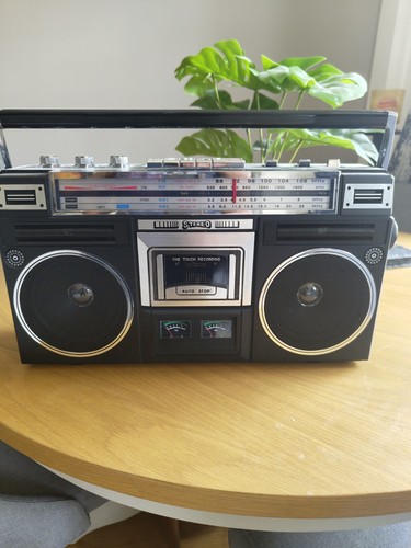 Retro style boombox - retro,