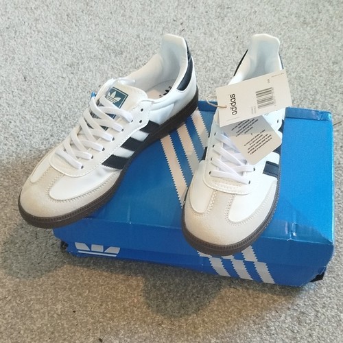 Adidas samba white black low - samba, white/black