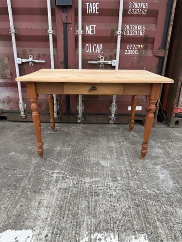 Vintage pine farmhouse table - vintage,