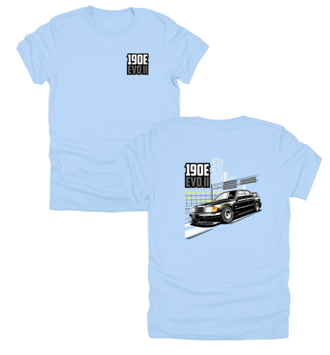 190e evo tshirt light blue - ,