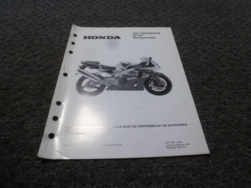 2001 honda cbr929rr cbr929re - honda,