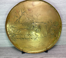 antique Large Brass charger