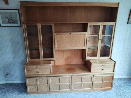 Vintage nathan teak wall unit - vintage,