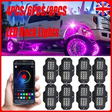 4/6/8 RGB LED Rock Light Kits
