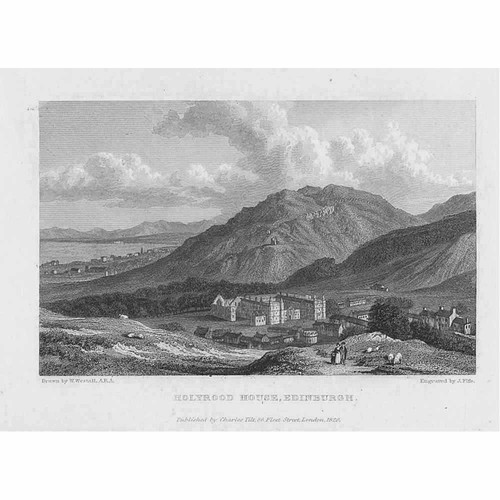 Edinburgh view holyrood - view, of