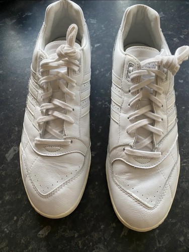 Adidas leather trainers - leather,