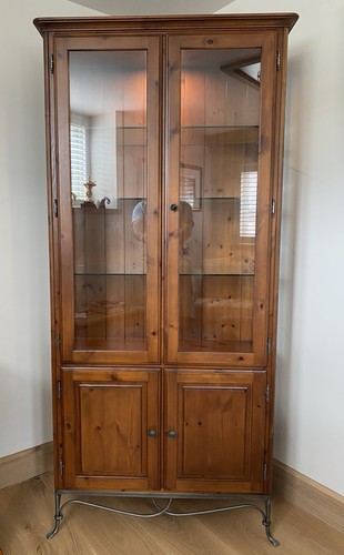 Ducal pine display cabinet - pine,