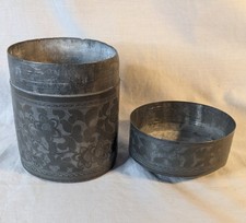 Antique Chinese Pewter Tea