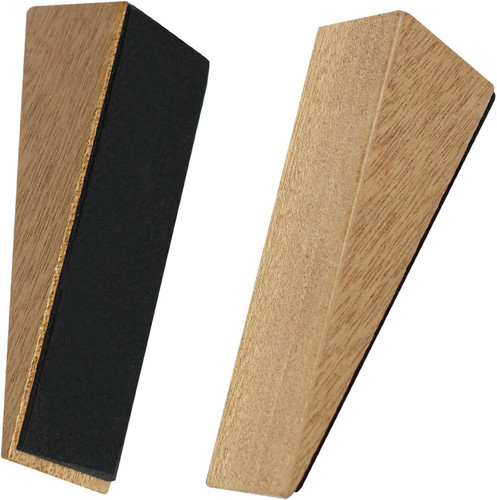 2pcs door stoppers wooden - 2pcs,