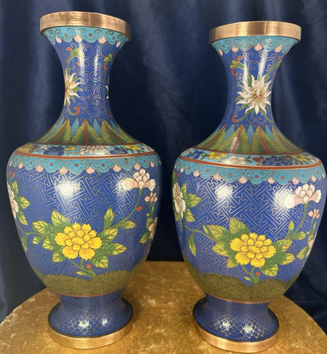 Antique chinese cloisonne - antique,