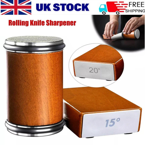 Rolling knife sharpener - rolling, and