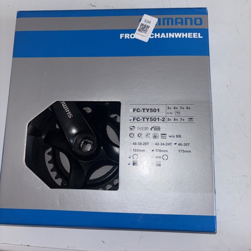 Shimano 501 crankset - shimano, fc-ty-501-2