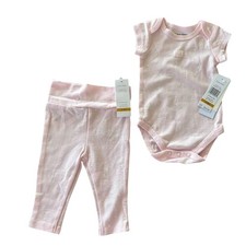 NWT Calvin Klein Baby 2 Piece Set Pink Girls Outfit