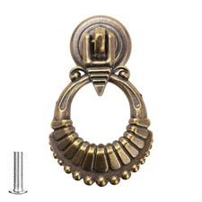 Traditional Swan Drop Cabinet Drawer Door Pull Handle Antique Brass / Copper